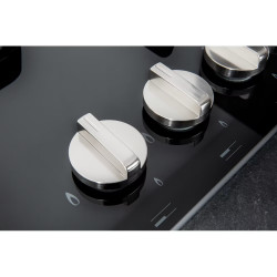 Piano cottura a gas Hotpoint Ariston a 5 fuochi - Vetro nero FTGHG 751