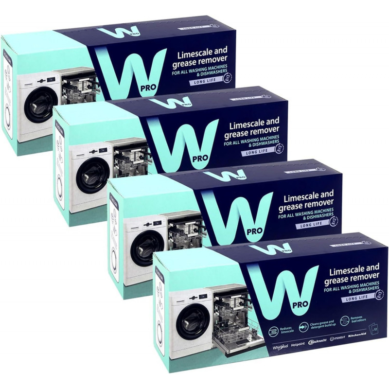 Detergente anticalcare Wpro per lavatrice e lavastoviglie