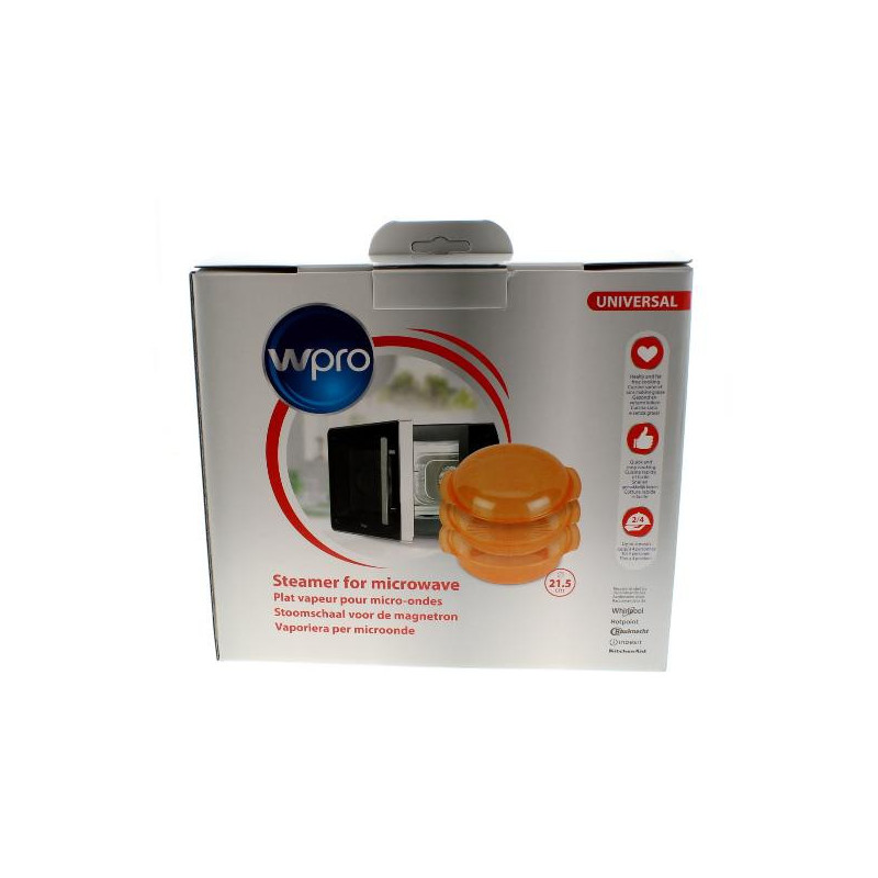 Vaporiera Arancione per Microonde 21,5 cm - C00623699