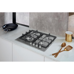 Piano cottura a gas Whirlpool 4 fuochi Inox GMR 6422/IXL
