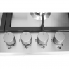 Piano cottura a gas Whirlpool 4 fuochi Inox GMR 6422/IXL